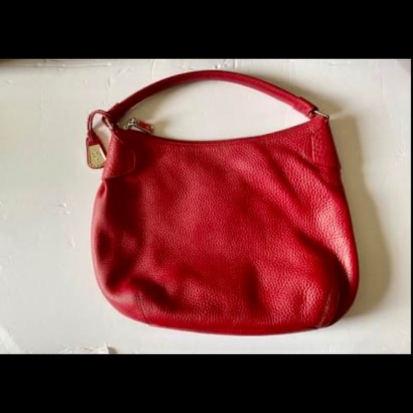 Cole Haan Rounded Hobo Caribbean, Leather, Red - Picture 4 of 16